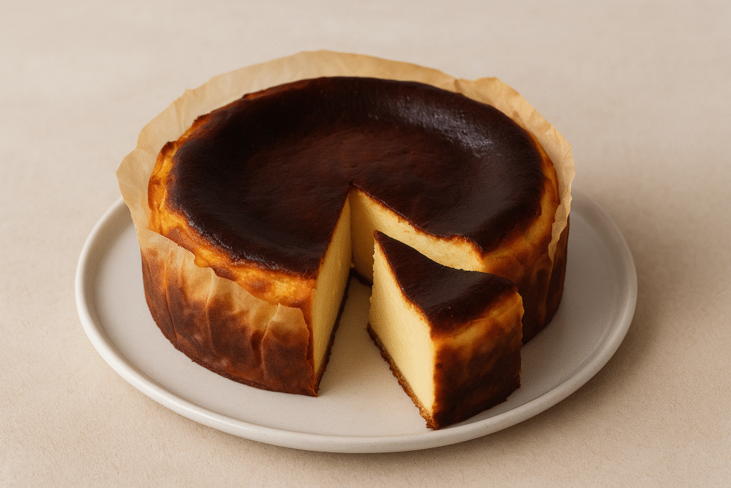 Basque Burnt Cheesecake the New Viral Dessert