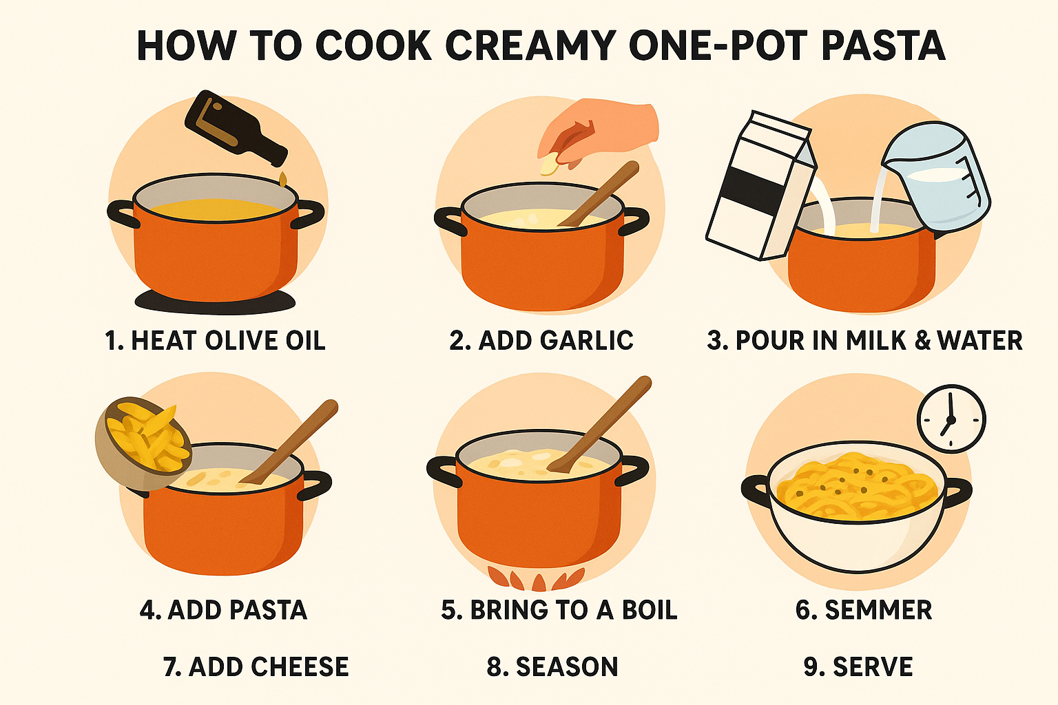 Creamy One Pot Pasta Recipe
