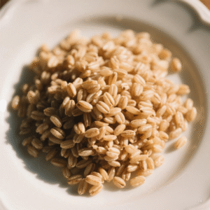 Barley cooked