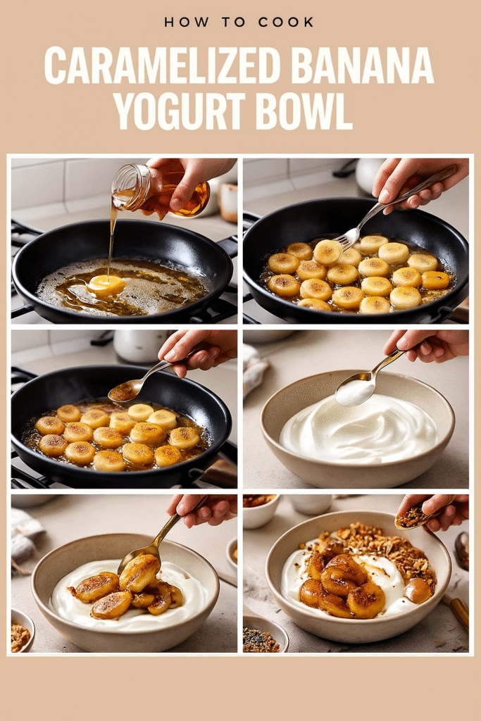 Caramelized Banana Yogurt Bowl