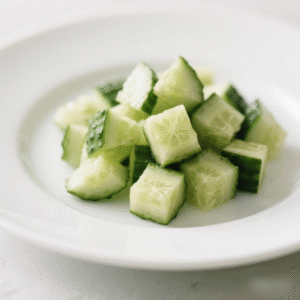 Cucumber diced