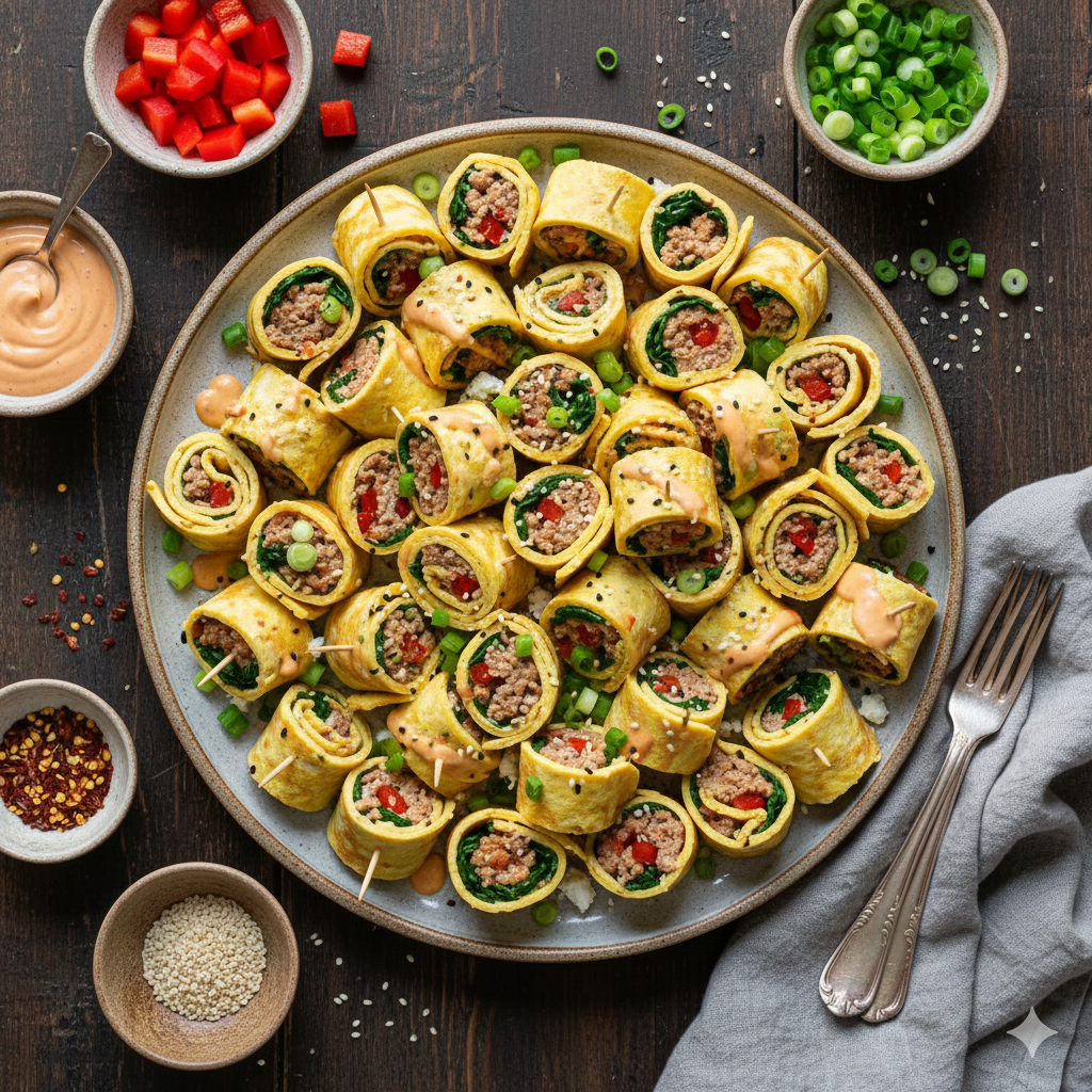 New High-Protein Low-Cal Egg Wrap Bites