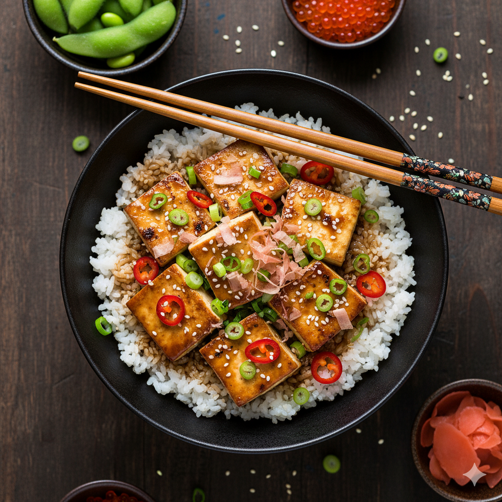 Japanese Tofu Bowl foto