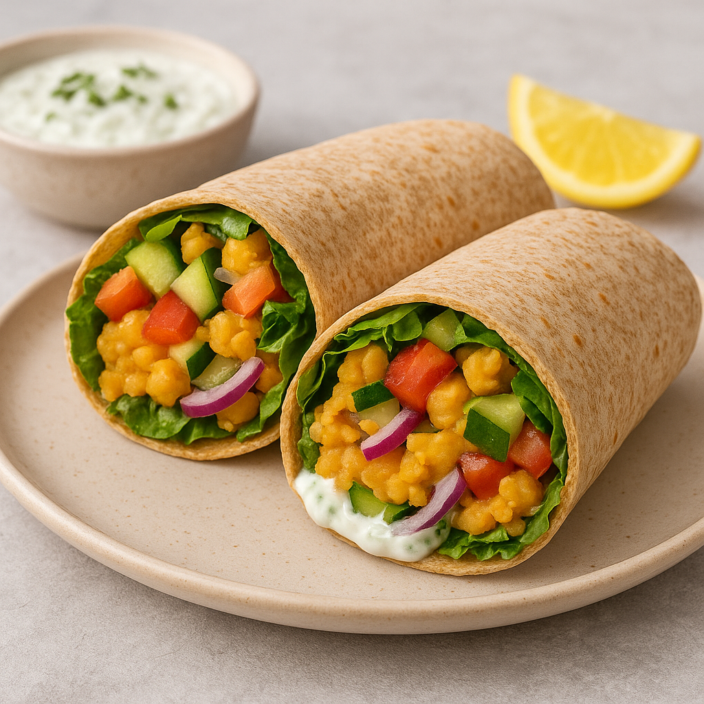 Chickpea Wrap Poster