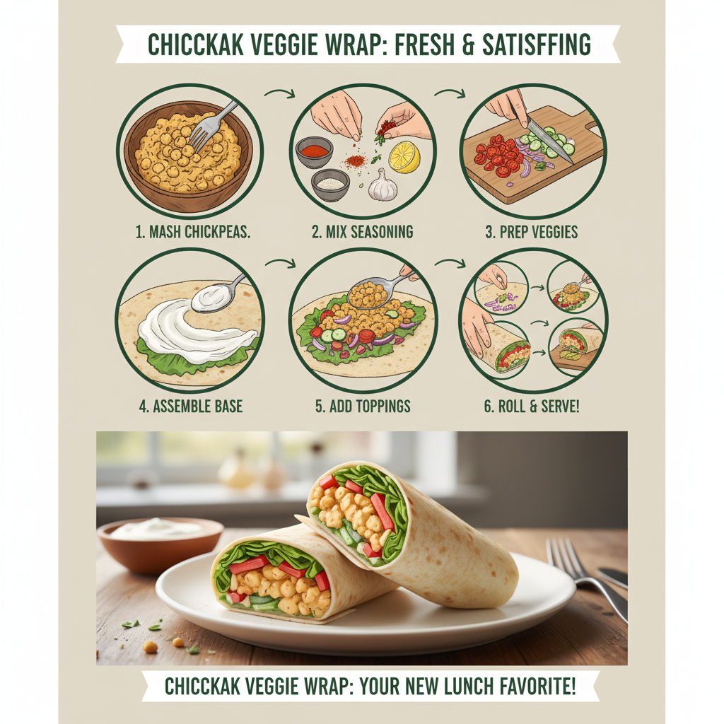 Mediterranean Chickpea Wrap Recipe