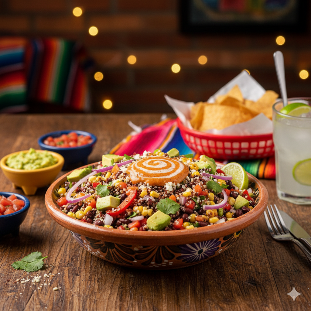 Mexican Quinoa salad image Illustation