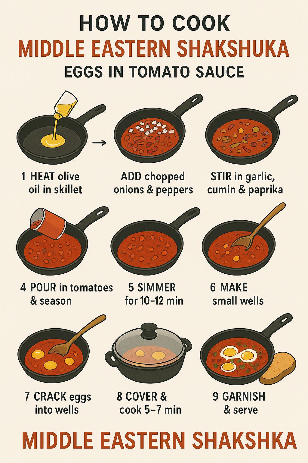 Middle Eastern Shakshuka recipe