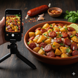 Papas con Chorizo Image
