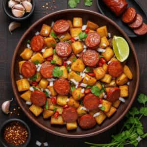 Papas con Chorizo