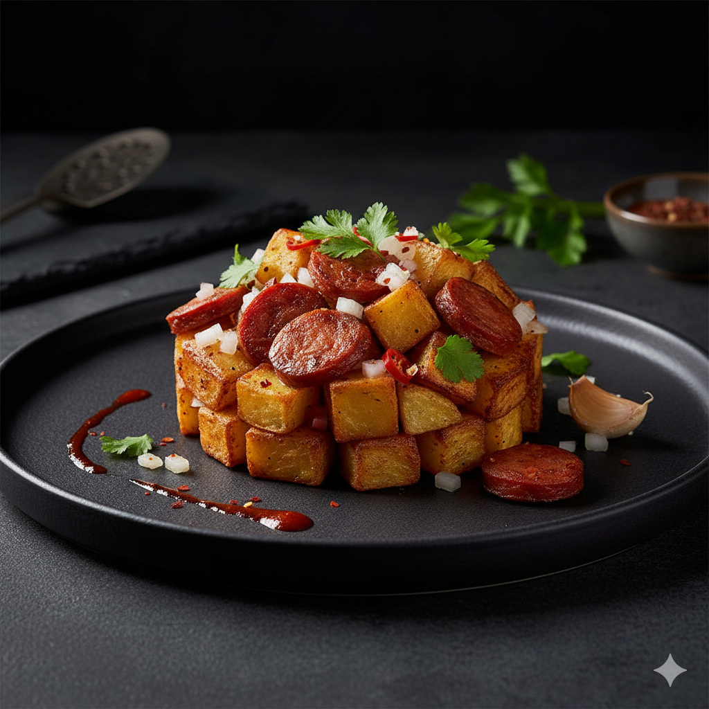 Papas con Chorizo
