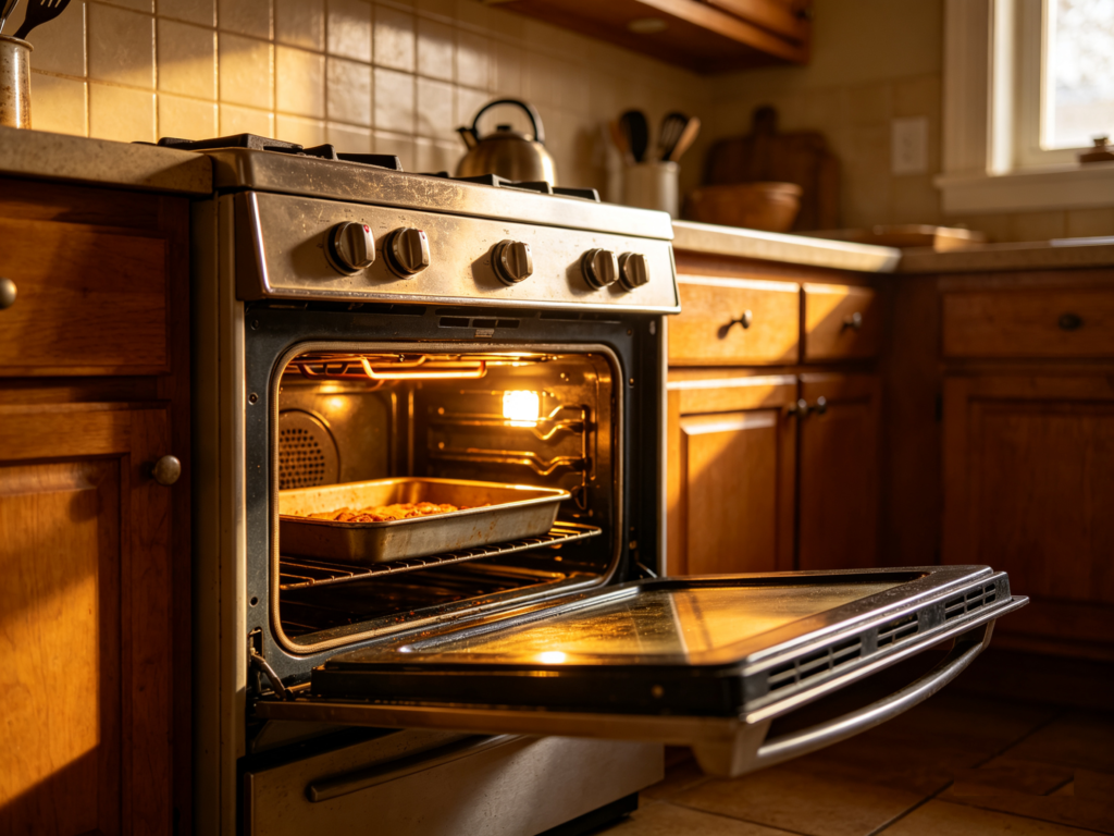 Preheat the oven first before baking the chocolate lava cake.