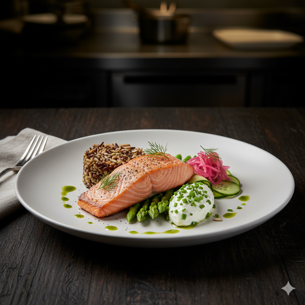 Scandinavian Salmon Bowl Image