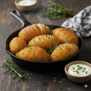 Swedish Hasselback Potatoes