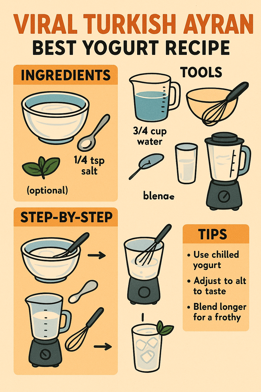 Viral-Turkish Ayran-Recipe