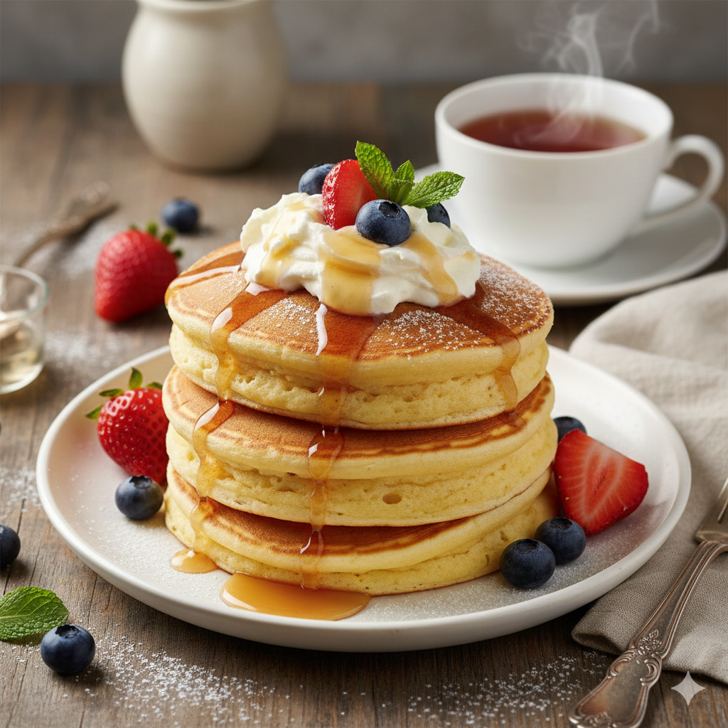 New Recipe Fluffy Japanese Pancakes