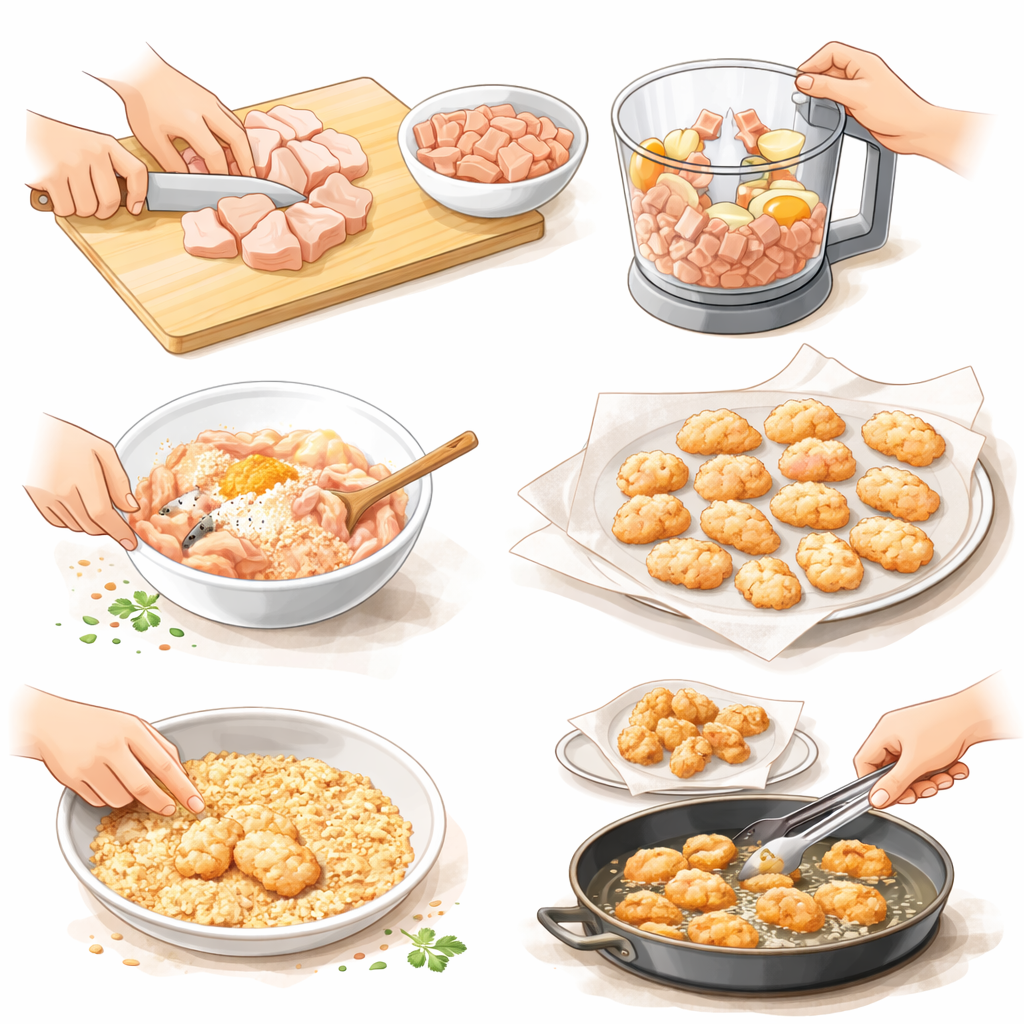 Chicken nugget recipe step by step